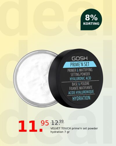 VELVET TOUCH prime'n set powder hydration 7 gr