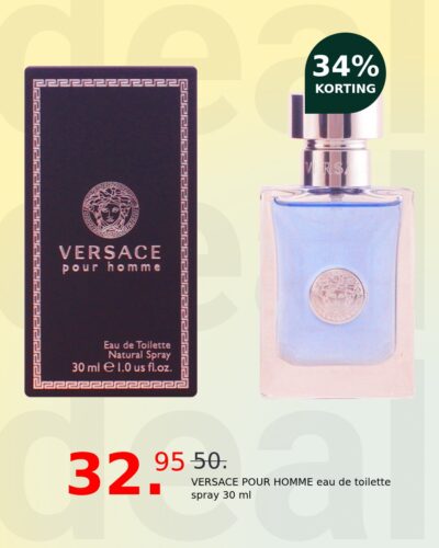 VERSACE POUR HOMME eau de toilette spray 30 ml