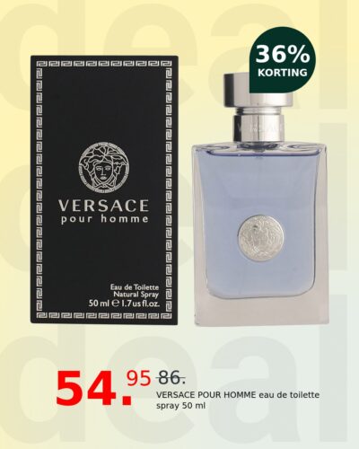 VERSACE POUR HOMME eau de toilette spray 50 ml