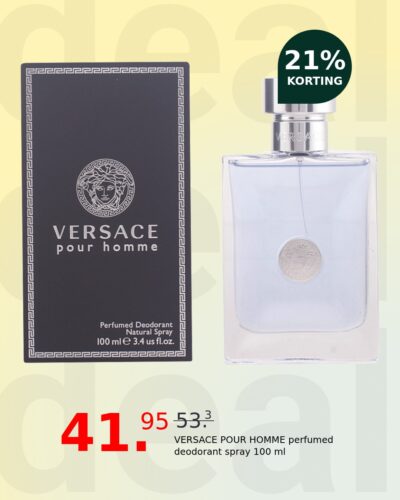 VERSACE POUR HOMME perfumed deodorant spray 100 ml