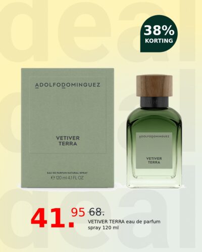 VETIVER TERRA eau de parfum spray 120 ml