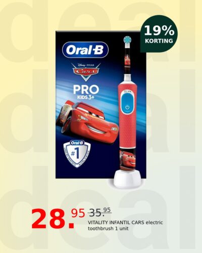 VITALITY INFANTIL CARS electric toothbrush 1 unit