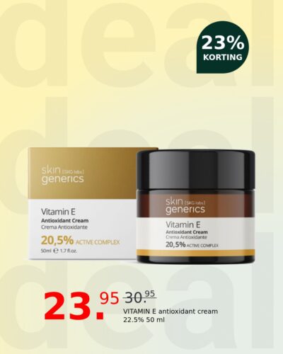 VITAMIN E antioxidant cream 22.5% 50 ml