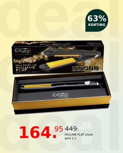 VOLUME FLAT styler gold 1 u