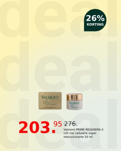 Valmont PRIME REGENERA II crème cellulaire super restructurante 50 ml