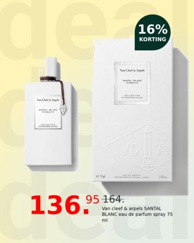 Van cleef & arpels SANTAL BLANC eau de parfum spray 75 ml