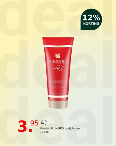 Vanderbilt IN RED body lotion 100 ml