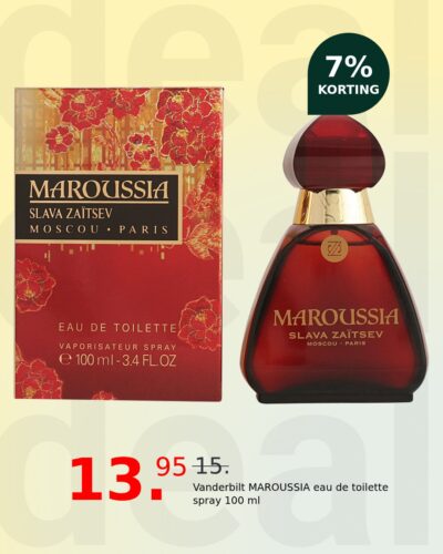 Vanderbilt MAROUSSIA eau de toilette spray 100 ml
