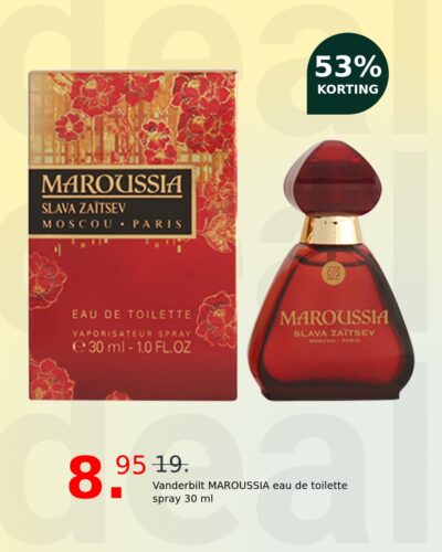 Vanderbilt MAROUSSIA eau de toilette spray 30 ml