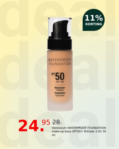 Vanessium WATERPROOF FOUNDATION make-up base SPF50+ #shade 2-02 30 ml