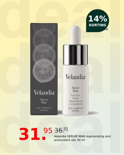 Velandia SERUM MAN regenerating and antioxidant oils 30 ml