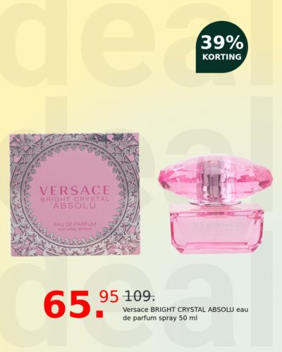 Versace BRIGHT CRYSTAL ABSOLU eau de parfum spray 50 ml