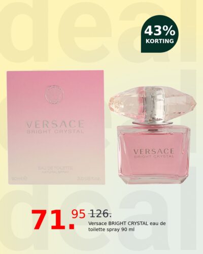 Versace BRIGHT CRYSTAL eau de toilette spray 90 ml
