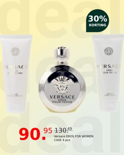 Versace EROS FOR WOMEN CASE 4 pcs