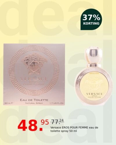 Versace EROS POUR FEMME eau de toilette spray 50 ml