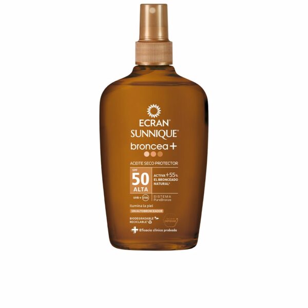 ECRAN SUNNIQUE BRONZE+ vapo oil SPF50 200 ml