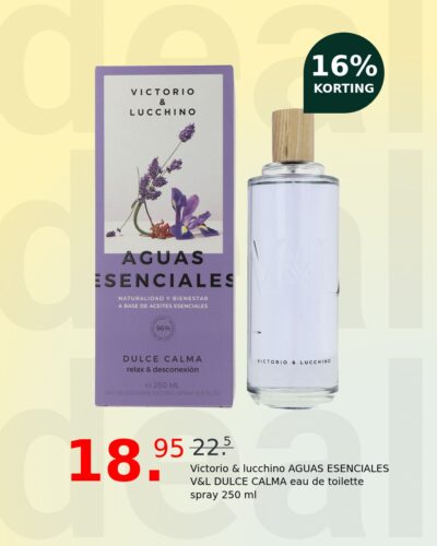 Victorio & lucchino AGUAS ESENCIALES V&L DULCE CALMA eau de toilette spray 250 ml