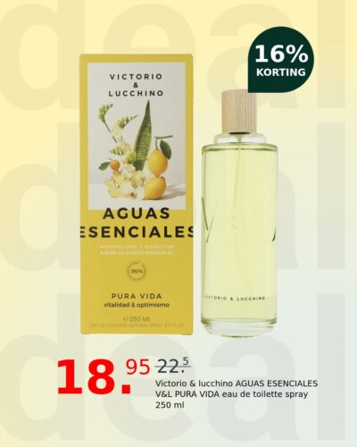Victorio & lucchino AGUAS ESENCIALES V&L PURA VIDA eau de toilette spray 250 ml