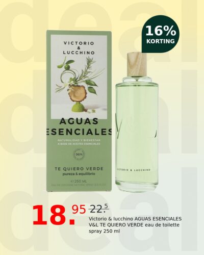 Victorio & lucchino AGUAS ESENCIALES V&L TE QUIERO VERDE eau de toilette spray 250 ml