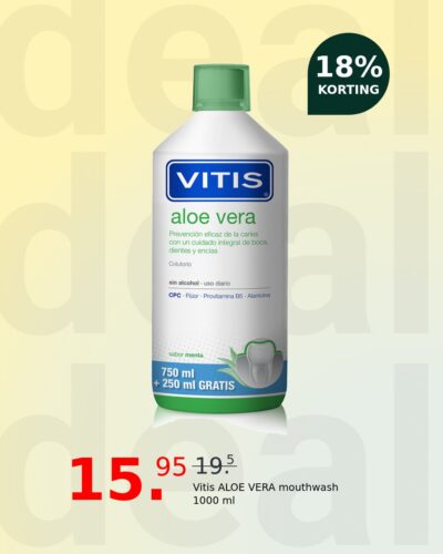 Vitis ALOE VERA mouthwash 1000 ml