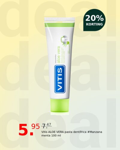 Vitis ALOE VERA pasta dentífrica #Manzana menta 100 ml