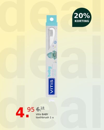 Vitis BABY toothbrush 1 u