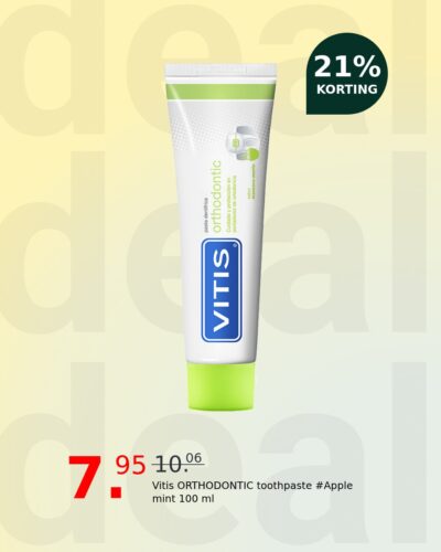 Vitis ORTHODONTIC toothpaste #Apple mint 100 ml