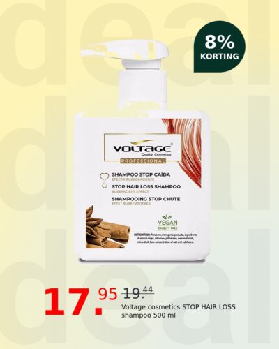Voltage cosmetics STOP HAIR LOSS shampoo 500 ml