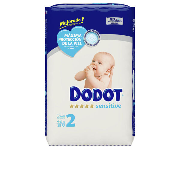 DODOT SENSITIVE RN size 2 diapers 4-8 kg 58 u
