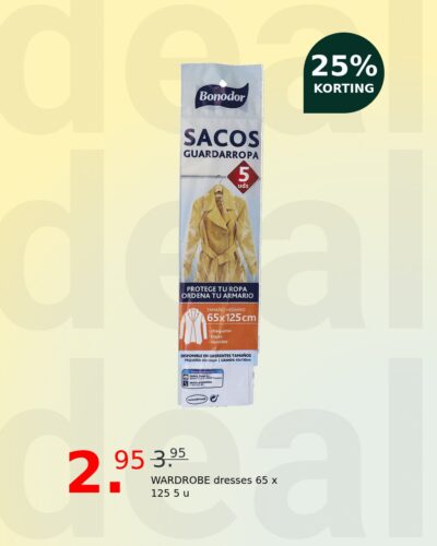 WARDROBE dresses 65 x 125 5 u