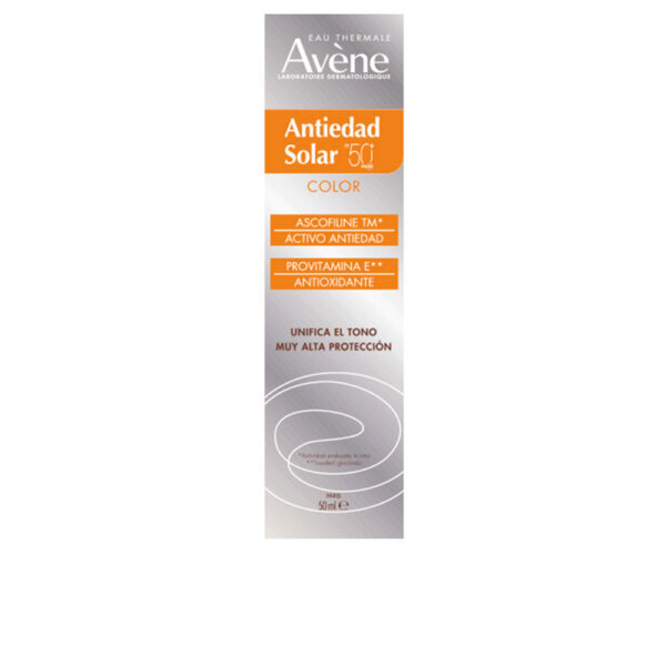AvÈne SOLAIRE HAUTE PROTECTION antiedad color SPF50+ 50 ml