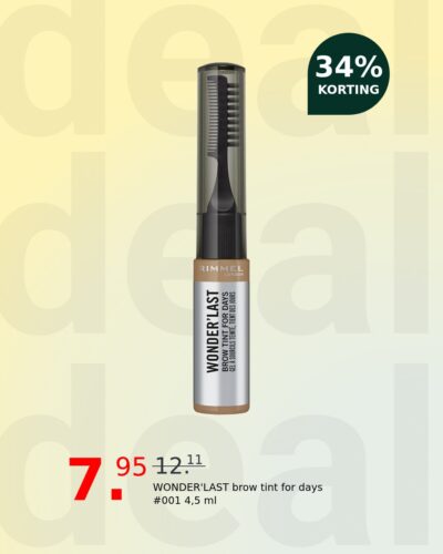 WONDER'LAST brow tint for days #001 4,5 ml