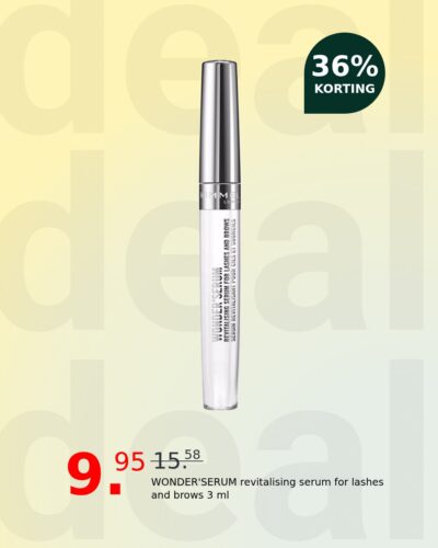 WONDER'SERUM revitalising serum for lashes and brows 3 ml