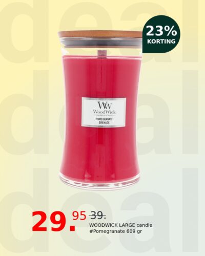 WOODWICK LARGE candle #Pomegranate 609 gr