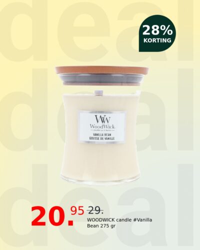 WOODWICK candle #Vanilla Bean 275 gr