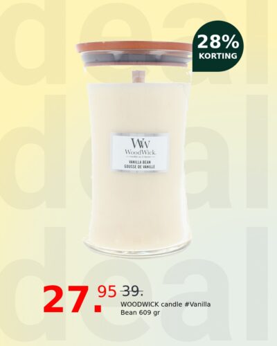 WOODWICK candle #Vanilla Bean 609 gr