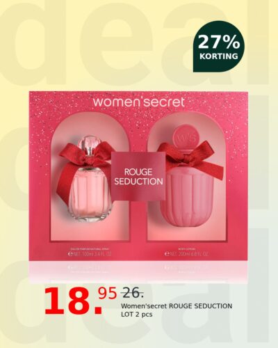 Women'secret ROUGE SEDUCTION LOT 2 pcs