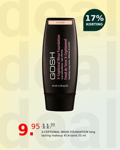 X-CEPTIONAL WEAR FOUNDATION long lasting makeup #14-sand 35 ml