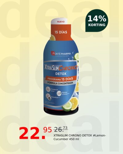 XTRASLIM CHRONO DETOX #Lemon-Cucumber 450 ml