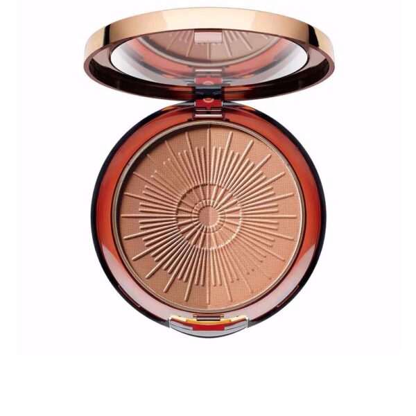 BRONZING POWDER COMPACT longlasting rechargeable #50-almond 10 gr