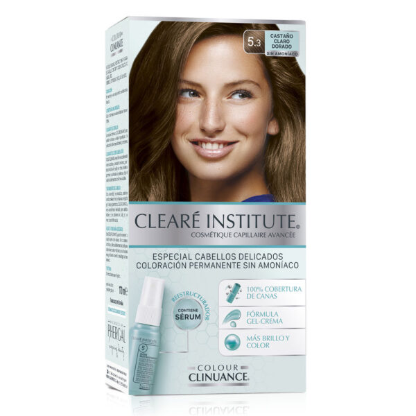 ClearÉ institute COLOUR CLINUANCE delicate hair #5.3-light golden brown 1 u