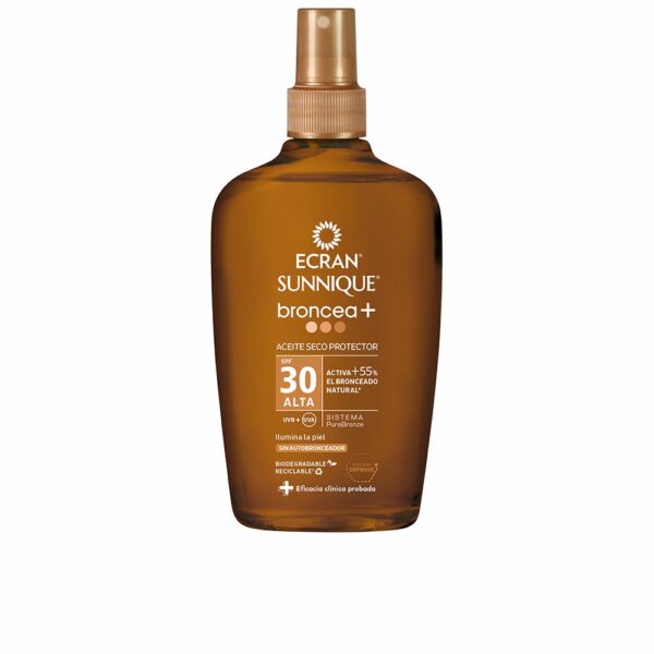 ECRAN SUNNIQUE BRONZE+ vapo oil SPF30 200 ml