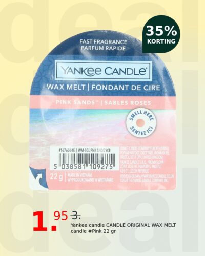 Yankee candle CANDLE ORIGINAL WAX MELT candle #Pink 22 gr