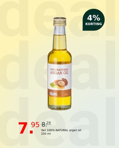 Yari 100% NATURAL argan oil 250 ml