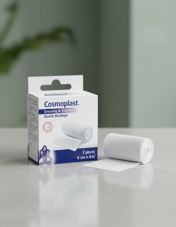 COSMOPLAST elastic bandage 6x4 cm 2 u