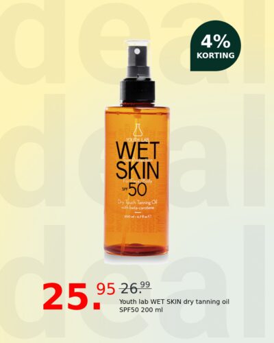 Youth lab WET SKIN dry tanning oil SPF50 200 ml