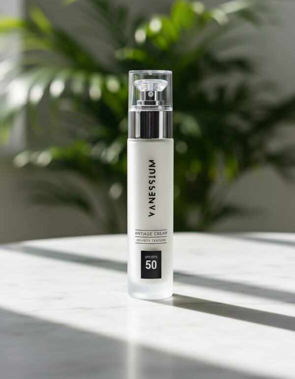 Vanessium ANTIAGE CREAM textura aterciopelada SPF50+ 50 ml