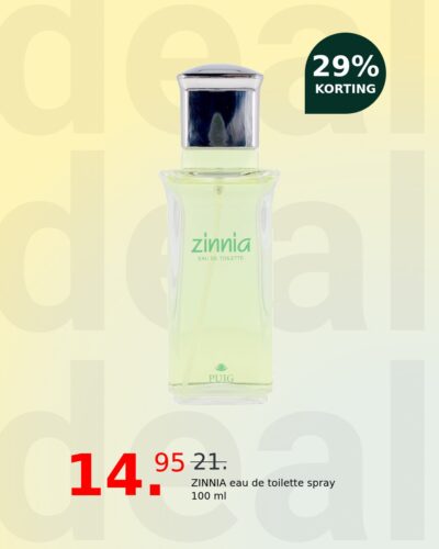 ZINNIA eau de toilette spray 100 ml