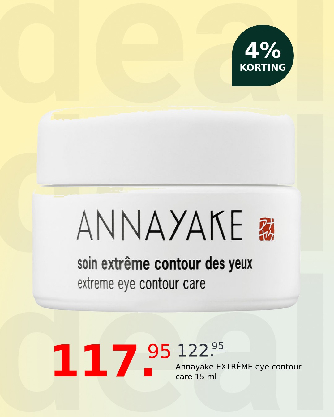 Annayake EXTRÊME eye contour care 15 ml