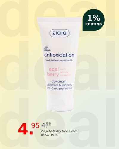 Ziaja ACAI day face cream SPF10 50 ml